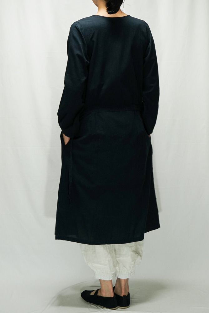 KORURI 天然染 NSコットン カシュクール ワンピース-長袖- | ONLINE 