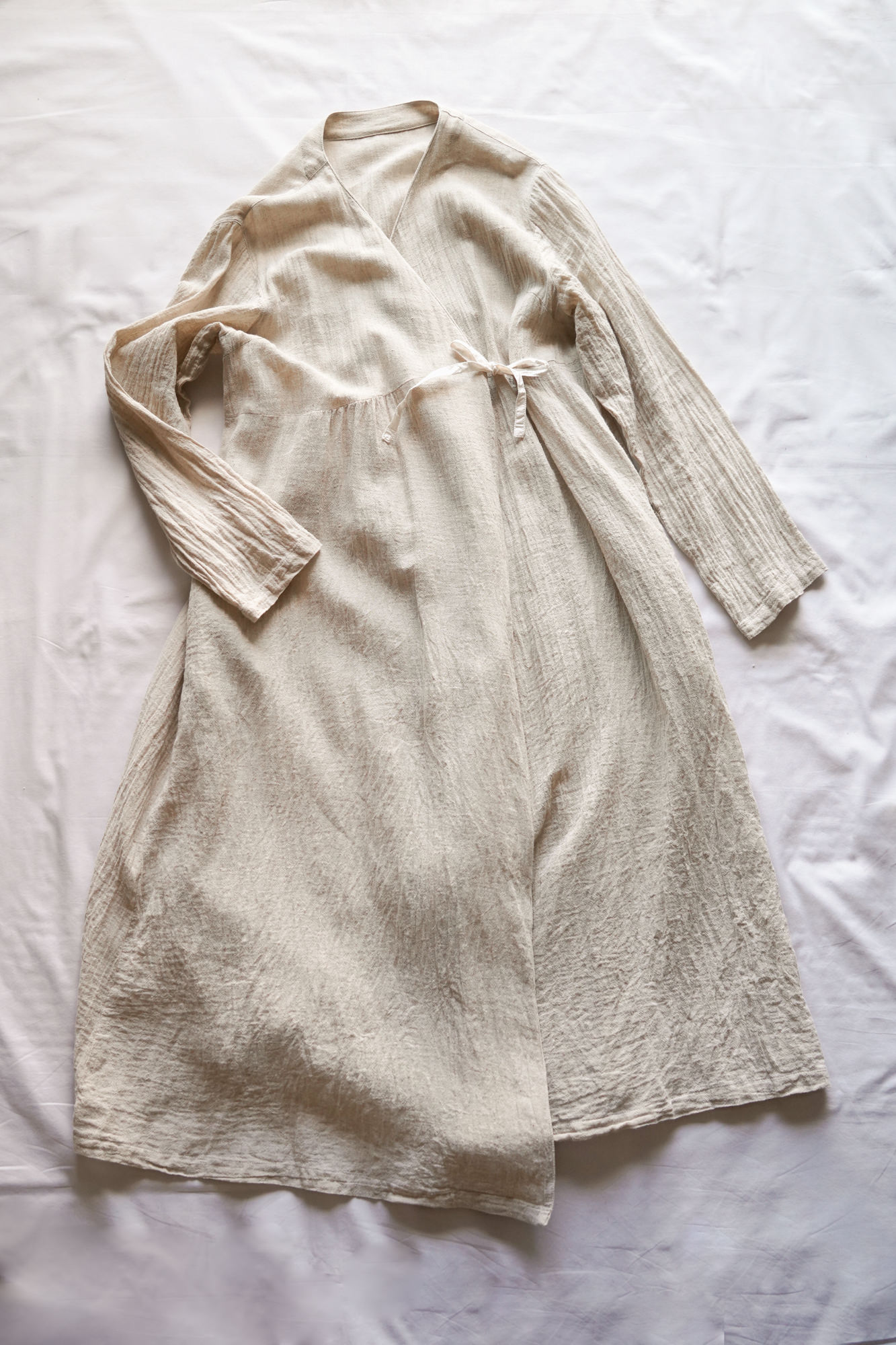 Cotton&Linen Cache-Coeur Dress 