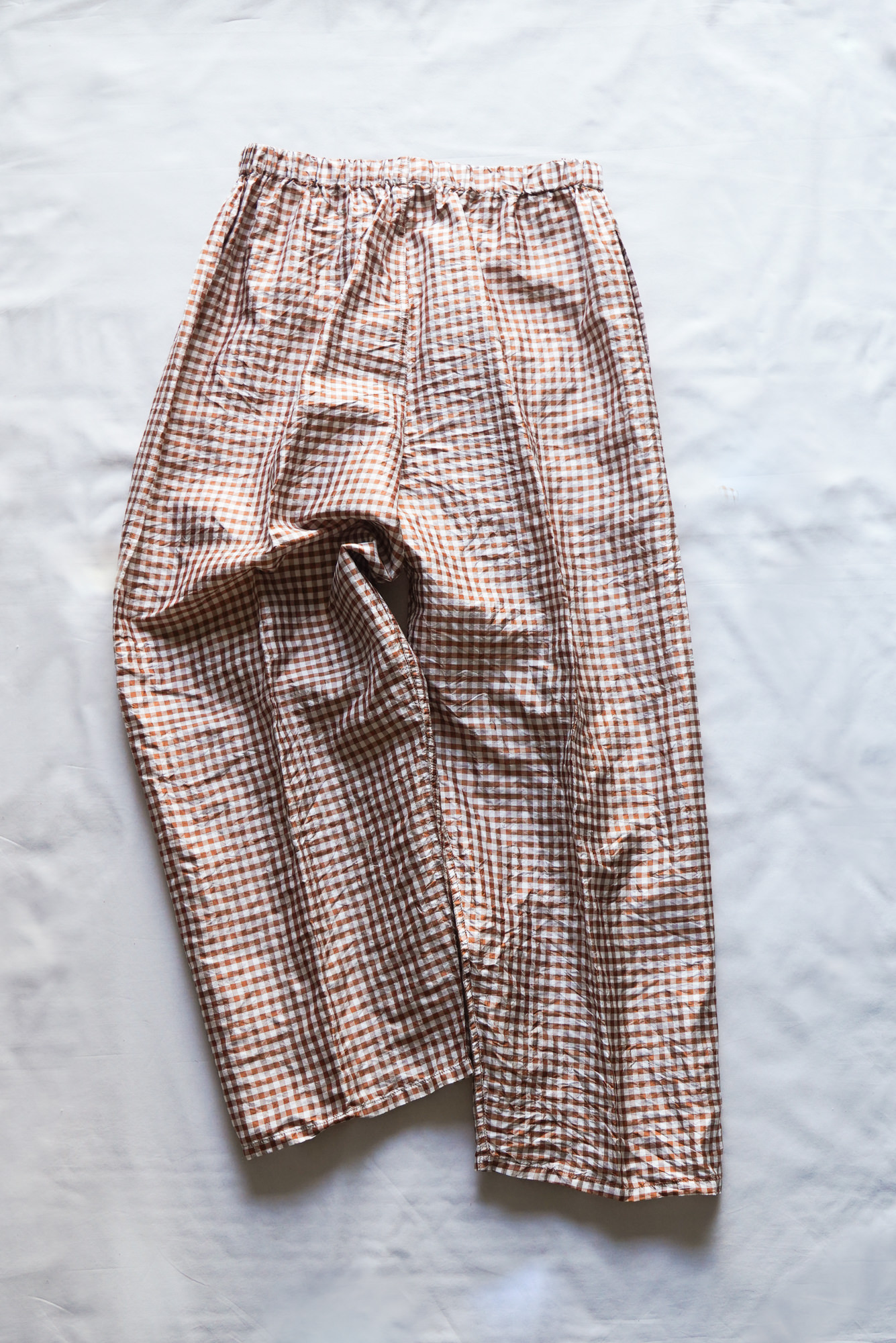 Thai Silk(Check Pattern) Meditaion Pants