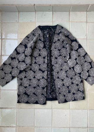 刺し子羽織ジャケット”お花”