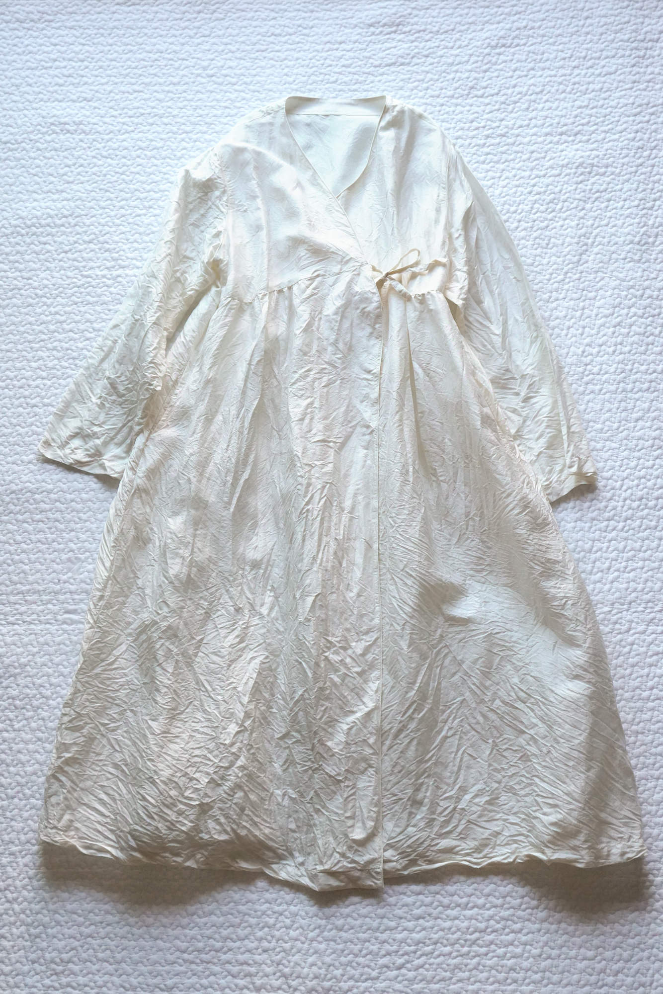 Thai Silk Cache-Coeur Dress 
