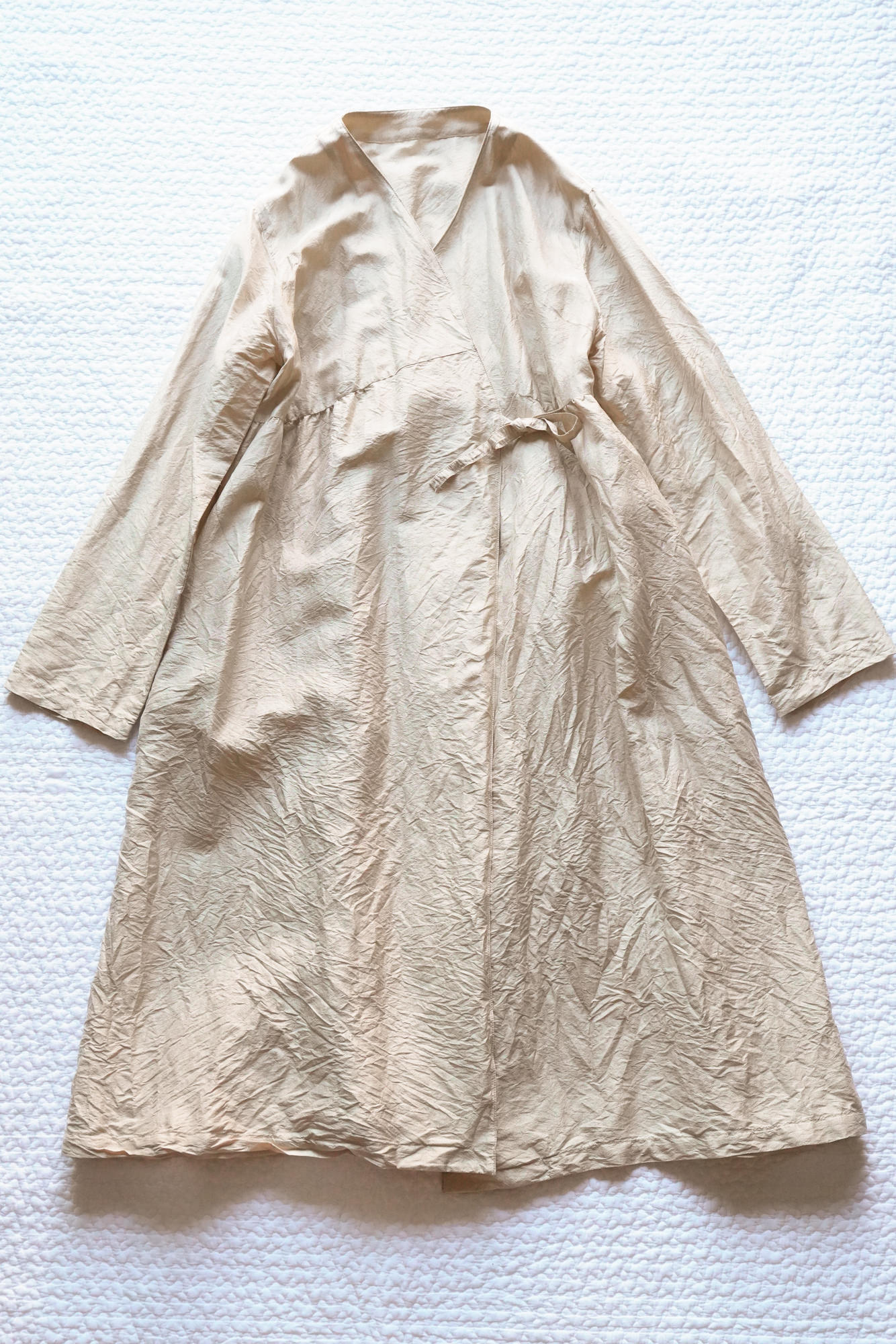 Thai Silk Cache-Coeur Dress 