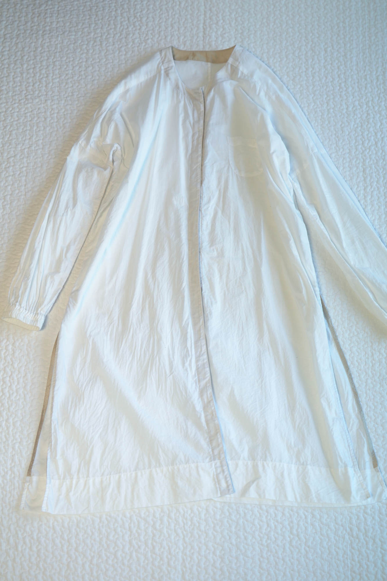 Muslim Cotton Chinois Long Blouse (Rubber Cuff)