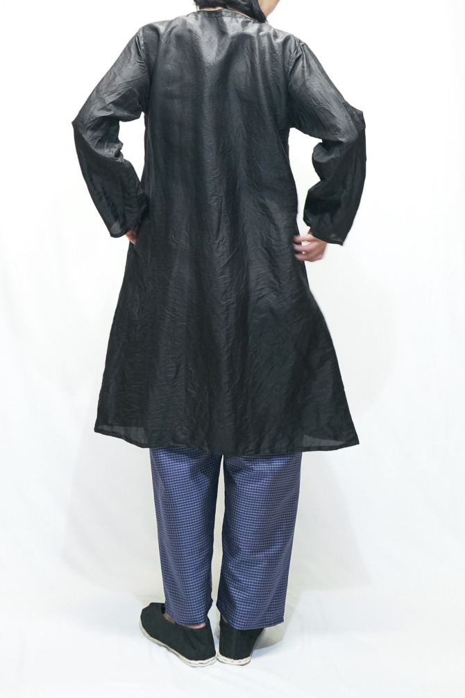 iroiro群青タイシルク カシュクールドレス 【公式通販】