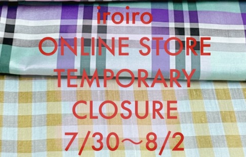 iroiro ONLINE STORE ((通販業務臨時休業のお知らせ))