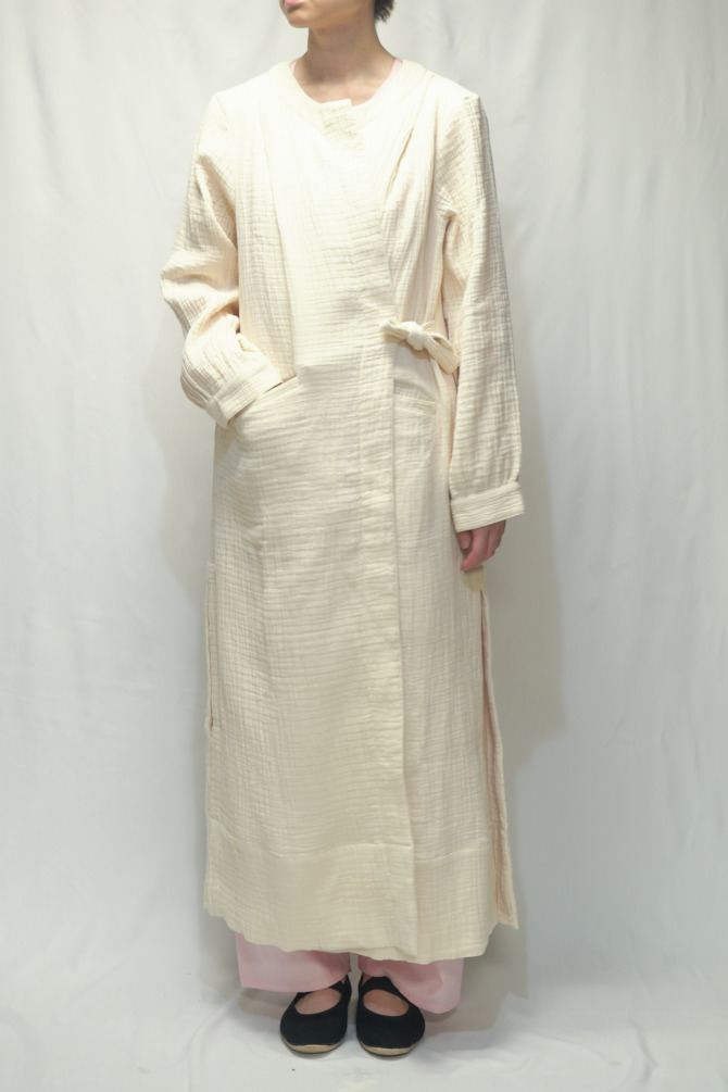 美品◇iroiro 群青◇トリプルガーゼ　ジャケット◇コート◇オフホワイト 美品◇iroiro 群青◇トリプルガーゼ ジャケット◇コート◇オフ