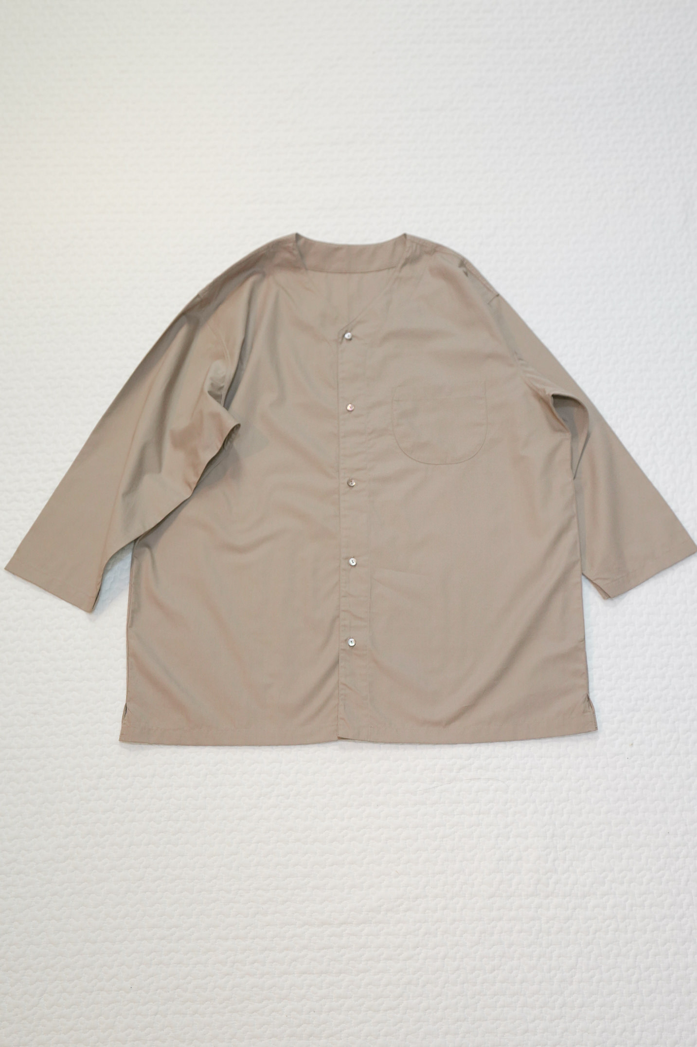 軽量高密度綿テキヤシャツ-七分袖- | ONLINE STORE | iroiro | Original Clothing & Accessary