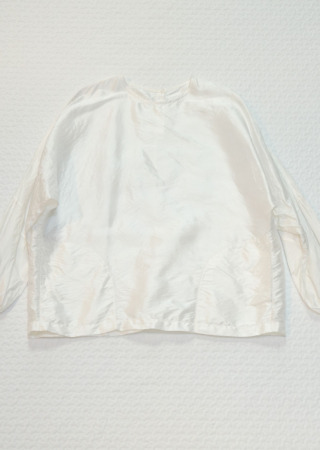 タイシルク スモックブラウス