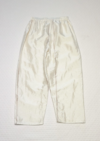 ストライプ タイシルク(iroiro ORG) メディテーションパンツ(裏地付き)