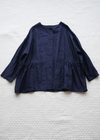 タイシルクムスリムガールズブラウス